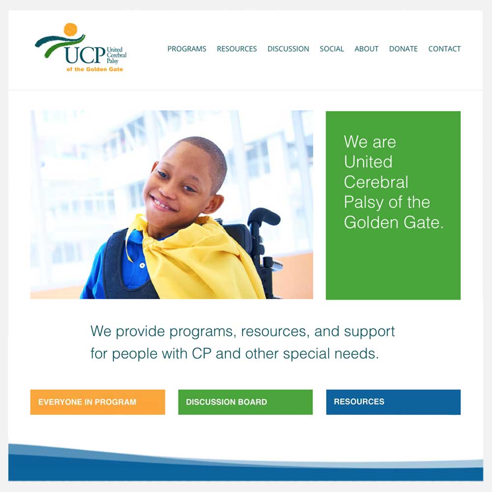 UCPGG: nonprofit web design in Oakland, CA